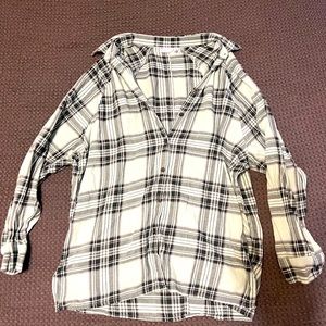 ASOS flannel in green/black